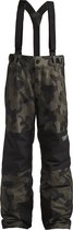 ColourWear Cube Bib Pant Y - Skibroek - Unisex - Camo Dark Khaki - Maat 150