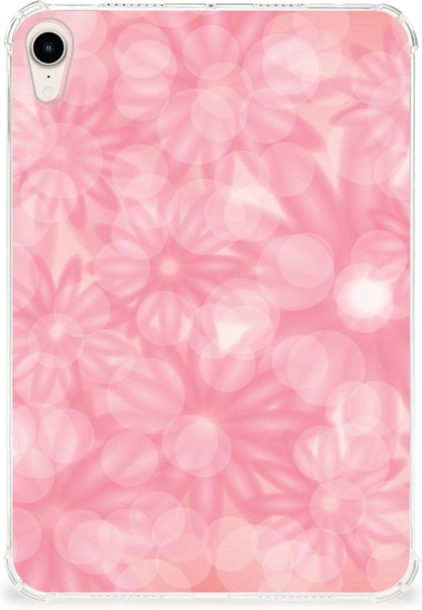 Back Cover voor Apple iPad mini 6 (2021) Siliconen Hoesje Spring Flowers