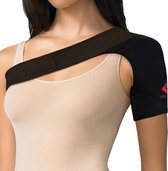 Schoudersteun - Schouderbrace - medisch neopreen verband Voor het fixeren van het RECHT schoudergewricht - maat XL