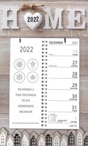 MGPcards - Omleg-weekkalender 2022 - Week begint op Zondag - HOME - Naturel