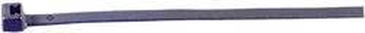 HellermannTyton 138-00044 UB150B-B-PA66-BK-C1 Kabelbinder 150 mm 3.50 mm Zwart 100 stuk(s)