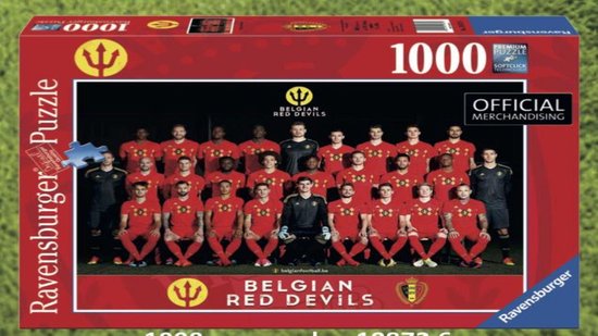 Ravensburger puzzel Rode Duivels België WK voetbal 2018 - Legpuzzel - 1000  stukjes | bol.com