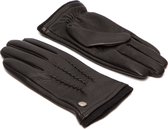 Frickin - Leren Handschoenen Heren - Stevig en Warm - Thermo handschoenen - Outdoor sport - Wollen Voering - Model James - Zwarte Handschoenen
