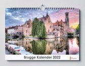 Cadeautip! Brugge 2022 kalender 35x24 cm - Brugge jaarkalender 2022 - Brugge wandkalender 2022 - Omslagkalender 2022 - Maandkalender 2022 - Kalender 35 x 24 cm