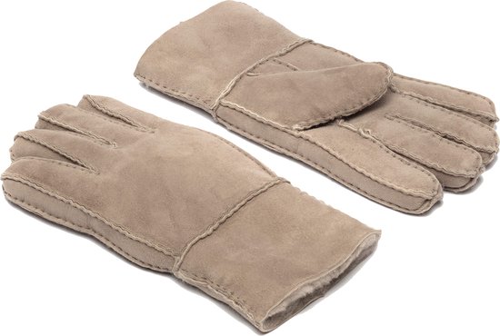 Gants Frickin Liv en Cuir suédé avec doublure en laine Grijs taille S / Gloves gris taille 7
