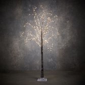 Luca Lighting - Branche de saule marron classique blanc 320led IP44 et minuterie - h150xd80cm - Accessoires de maison la maison et décoration de saison