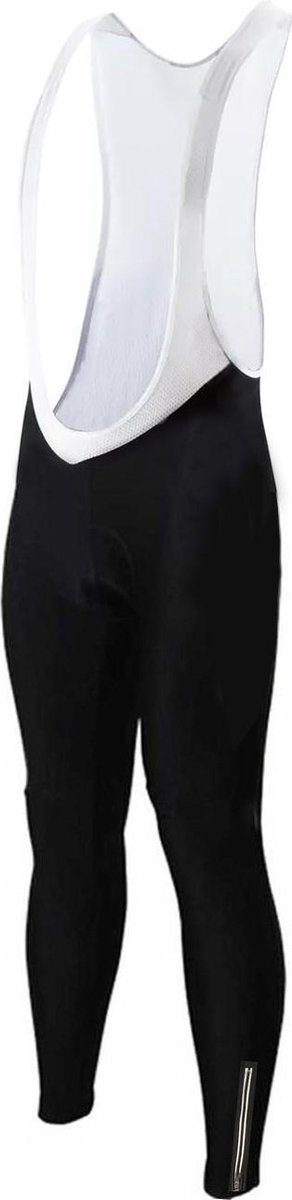 Lange Wielerbroek (fleece) Zwart- REDTED - 4XL
