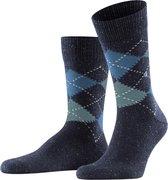 Burlington Tweed Argyle Sokken Heren 21924 - Blauw 6122 marine Heren - 40-46