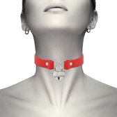 COQUETTE ACCESSORIES | Coquette Hand Crafted Choker Keys Heart - Red