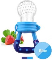 Fruitspeen - Fruit speen baby - Sabbelzakje - Sabbelspeen - Eet speen - Speen - Blauw