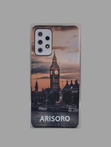 Arisoro Samsung Galaxy A72 hoesje - Backcover - Londen