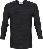 Calvin Klein - Trui Textuur Zwart - XL - Modern-fit