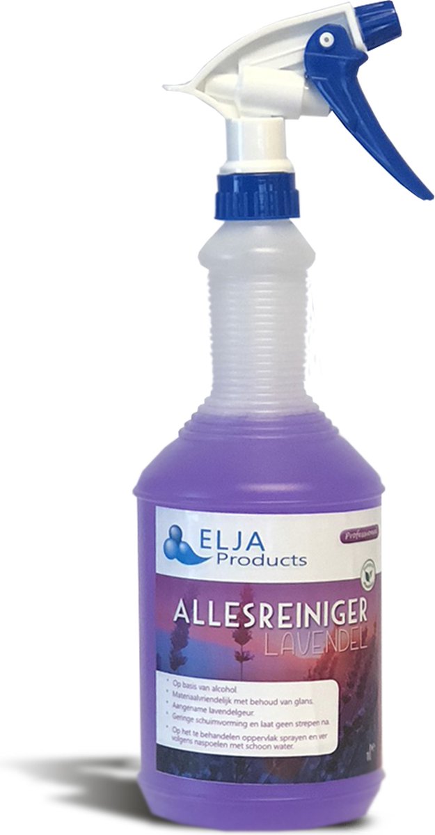 Elja Allesreiniger Lavendel | 1L Spray | Gebruiksklaar | Favoflor