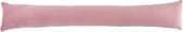 Velvet tochtrol CORINE - Roze - Polyester - 15 x 85 cm  - Windstopper - Tochtstopper
