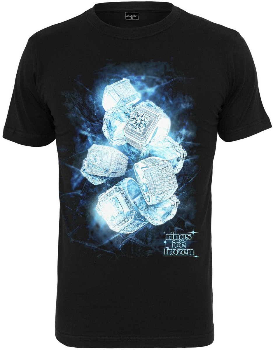 Mister Tee Ice Rings Heren T-shirt XL Zwart