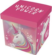 Zaska Opbergbox Unicorn 27 Liter 30 X 30 Cm Polyester Roze