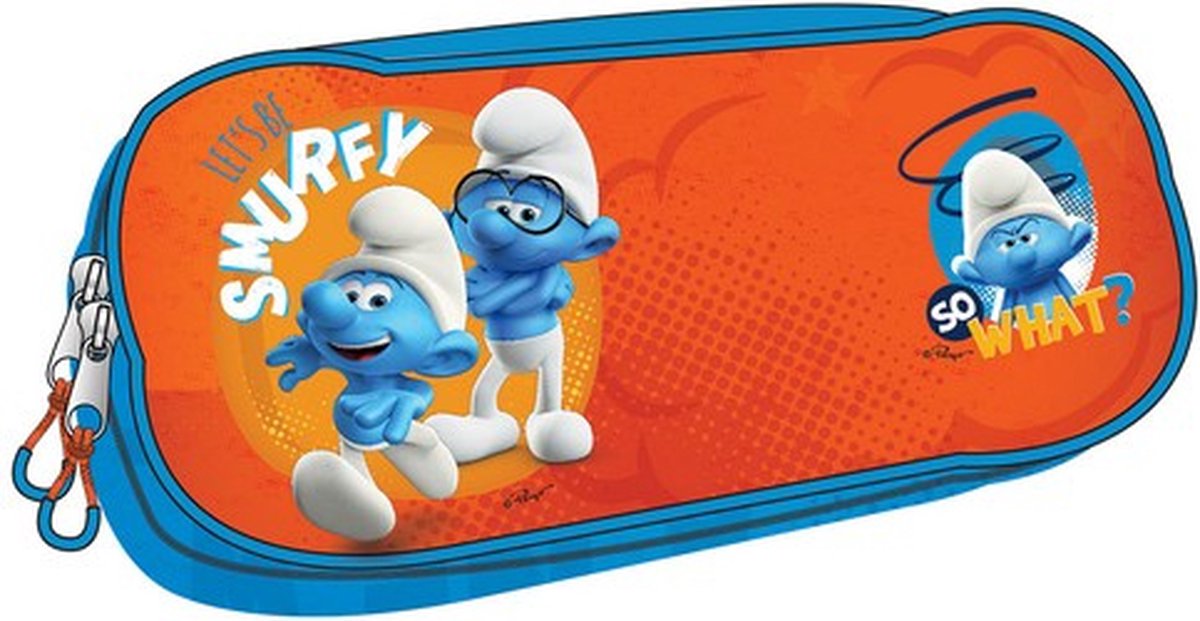 Arditex Etui Smurfen Junior 23,5 X 10,5 Cm Polyester Oranje