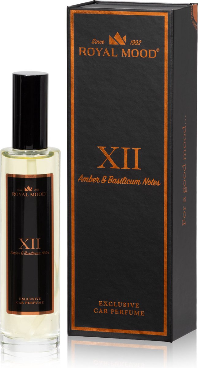 Goedkoopste Royal Mood XII - Amber & Basilicum - Exclusieve Auto Parfum