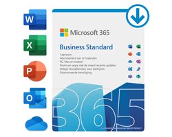 Microsoft 365 Business Standard - 1 Gebruiker - 15 apparaten - Meertalig - Jaarabonnement – Download