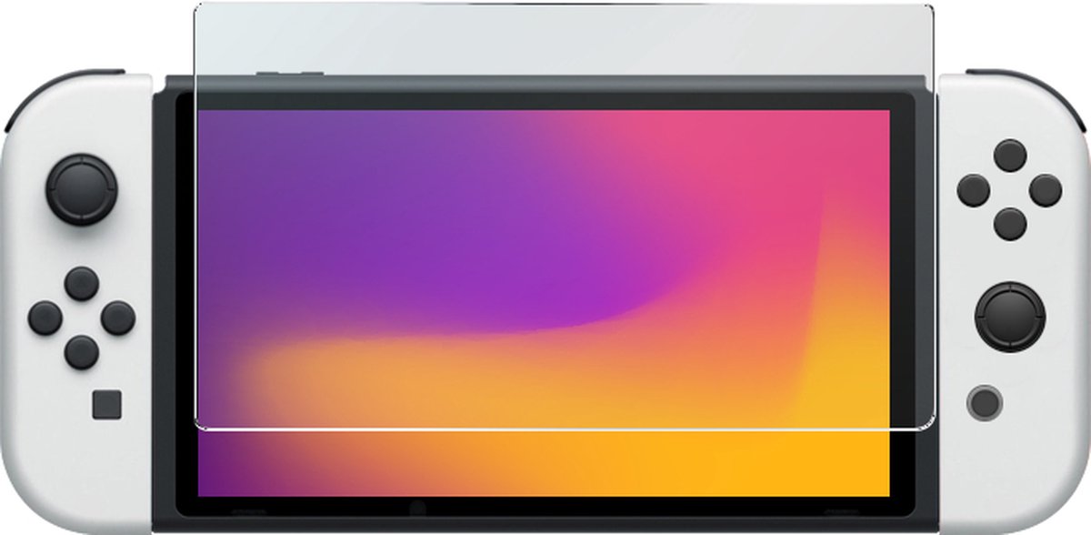 Deltaco GAM-151 - Screenprotector geschikt voor Nintendo Switch OLED - Schermbeveiliging - Gehard glas (9H)
