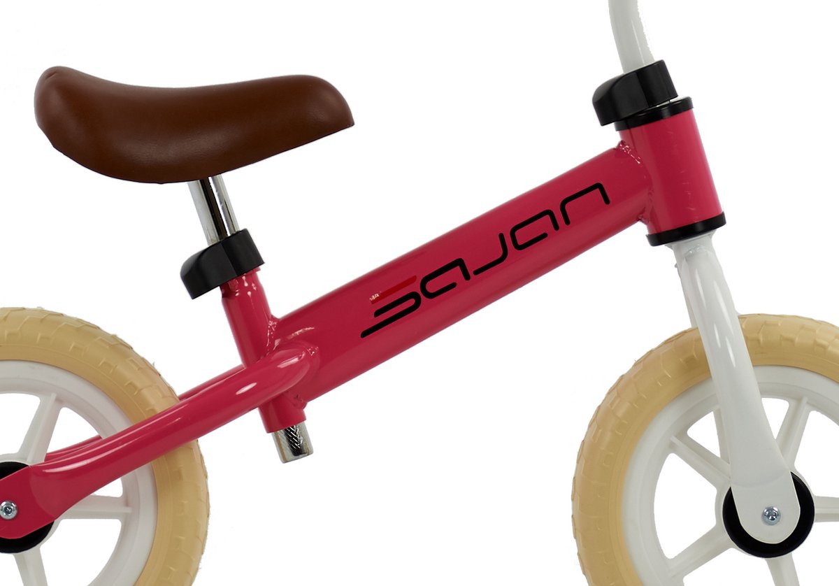 Sajan Loopfiets - Wit-Roze - Balance bike - Speelgoed — afbeelding 9