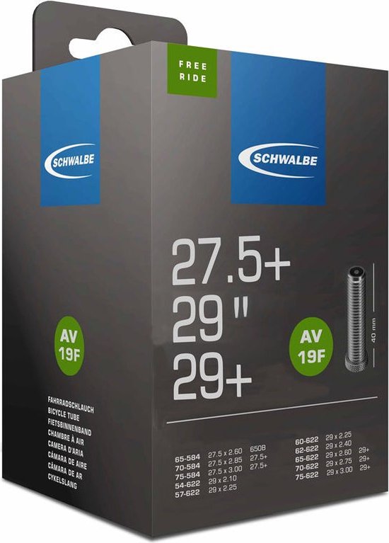 2x Manguera De Bicicleta Schwalbe SV19F 40 Mm 29" (54/75-622) Freeride
