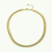 Ketting Eliz Goud - Ketting - Schakelketting - Goudkleurige ketting