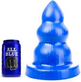 All Blue Triple Pleasure Buttplug - blauw - maat M