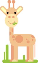 Giraffe kinderkamer muursticker | 74x120cm
