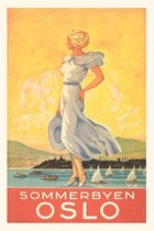 Pocket Sized - Found Image Press Journals- Vintage Journal Oslo Travel Poster