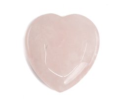 Edelstenen Hart Rozenkwarts Palmsteen – 50 mm