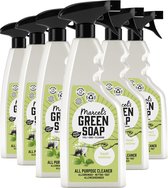 Marcel's Green Soap Allesreiniger Spray Basilicum & Vertivert gras - 6 x 500 ml