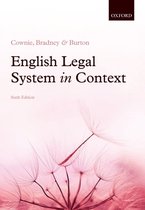 English Legal System In Context 6th