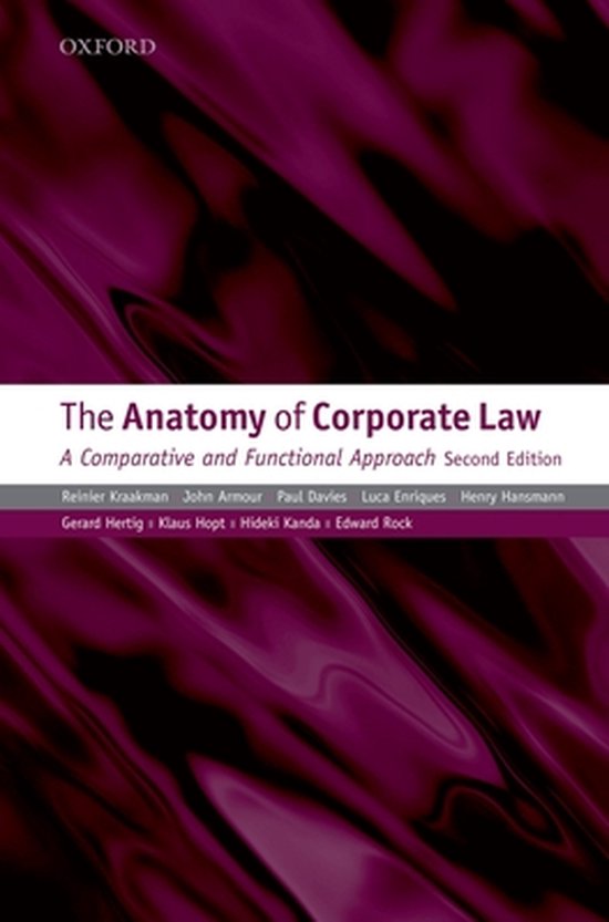 Anatomy Of Corporate Law - cover
