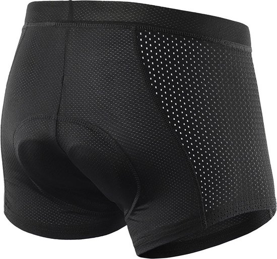 Mountainbike Onderbroek - Maat XXL - Mesh - MTB Broek - Fiets Sportonderbroek - Zwart Blauw - Onderbroek met Zeem - 5D Gel Pad Shockproof van Merkloos — afbeelding 2