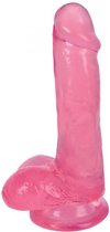Dildo Slim Stick Met Ballen - 15,8 cm