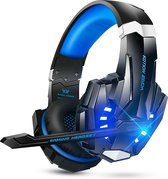 Storebyfour.com® Gaming Headset PRO G9000 met Microfoon - Gaming Headsets - 3,5 mm Jack en USB - Noise Reduction - Zwart/Blauw