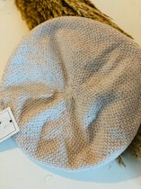 Wintermuts met glinsterende steentjes - Beanie dames - Damesmuts - Beige