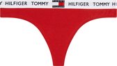 Tommy Hilfiger dames Tommy 85 string (1-pack), rood -  Maat: XL