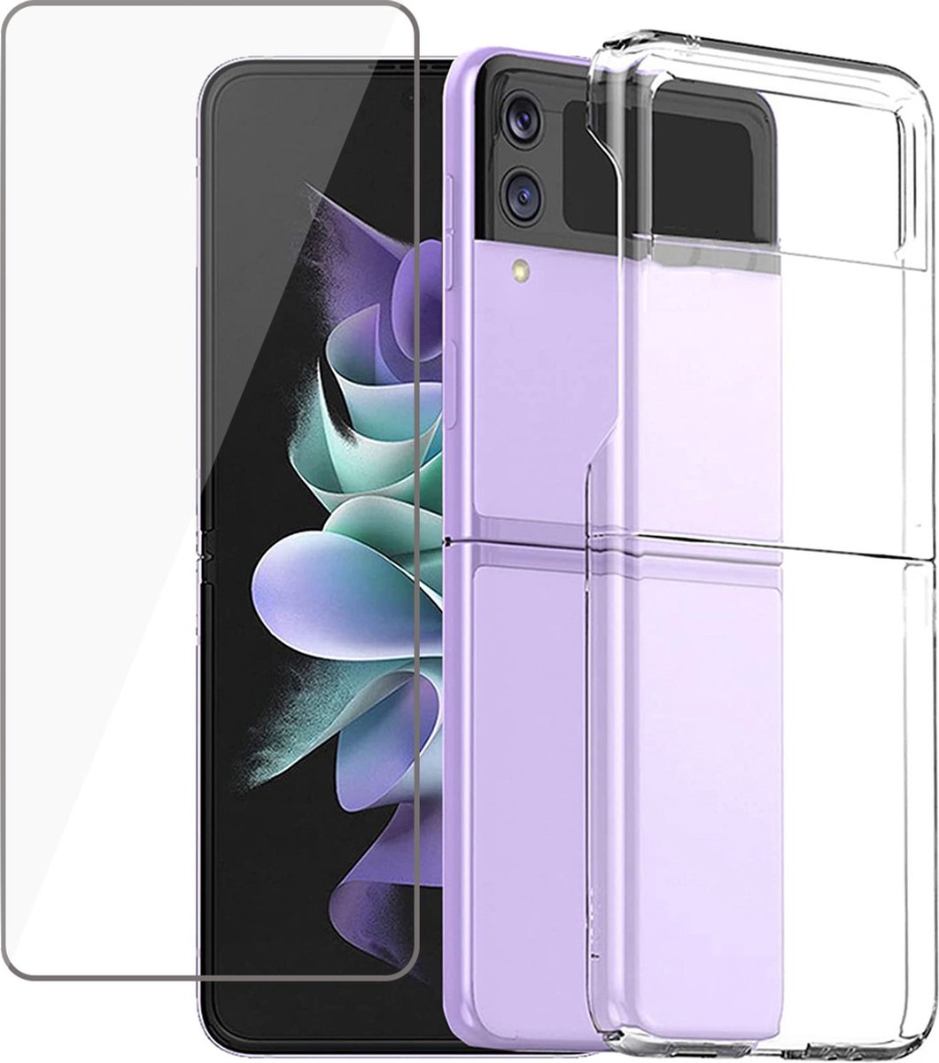 bijnaam Formuleren Beg Hoesje geschikt voor Samsung Galaxy Z Flip 3 - Screenprotector -  Transparante Case | bol.com