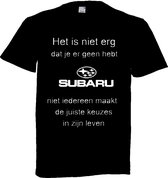 Subaru T-shirt maat L