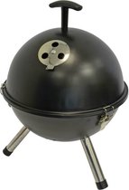 Compleet pakket: Barbecue tafelmodel kogel, Ø32cm zwart met grillreiniger