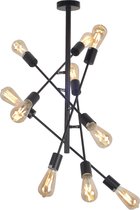 STIK Hanglamp E27 10x Zwart