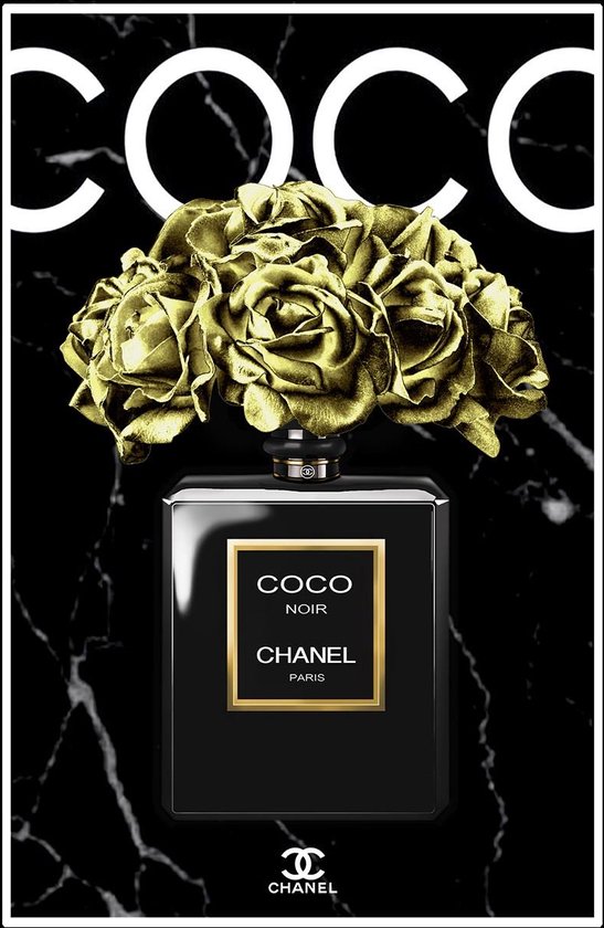 Parfum art – 60cm x 90cm - Fotokunst op Plexiglas | Wanddecoratie Glasschilderij Coco Chanel Acrylglas