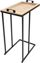 bijzettafel - Tafel - 2 in 1 - Luxe editie - Multifunctionele tafel - Serveerplank - Plank - Eettafel - LUXURIOUS LIVING - BESTSELLER