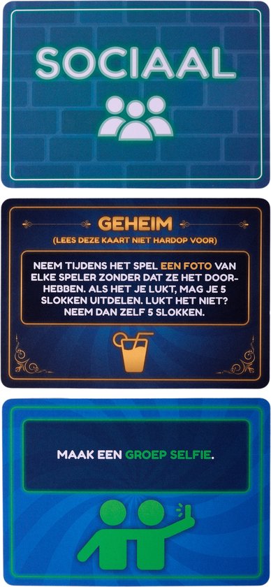 Thumbnail van een extra afbeelding van het spel NX Party - ALCOHOLLY - Drankspel - Nederlandstalig - Bordspel - Spelletjes voor volwassenen - Drank spelletjes