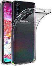 Star XL Hoesje Geschikt voor Samsung A70 Hoesje Transparant - Geschikt voor Samsung Galaxy A70 Siliconen Hoesje Doorzichtig - Geschikt voor Samsung A70 Siliconen Hoesje Transparant - Back Cover – Clear