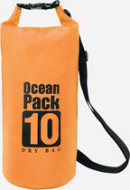 Nixnix Waterdichte Tas - Dry bag - 10L - Licht oranje - Ocean Pack - Dry Sack - Survival Outdoor Rugzak - Drybags - Boottas - Zeiltas