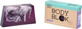 Body Bar Lavendel - zeeptablet - blokzeep - vegan - natuurlijke en plasticvrije cosmetica