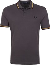 Fred Perry Polo M3600 Donkergrijs N77 - maat L